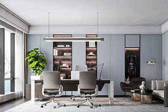 辽宁轻奢风格-书房