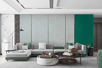 辽宁轻奢风格-客厅