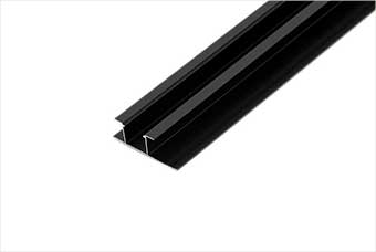 辽宁航空纤维墙咔铝合金带灯中条（哑黑氧化）