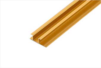 辽宁航空纤维墙咔铝合金带灯中条(钛金氧化)